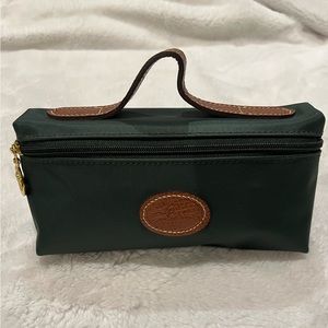 Longchamp Le Pliage Pouchette - Dark Green